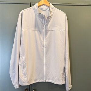 Peter Millar Men's Light Gray Windbreaker